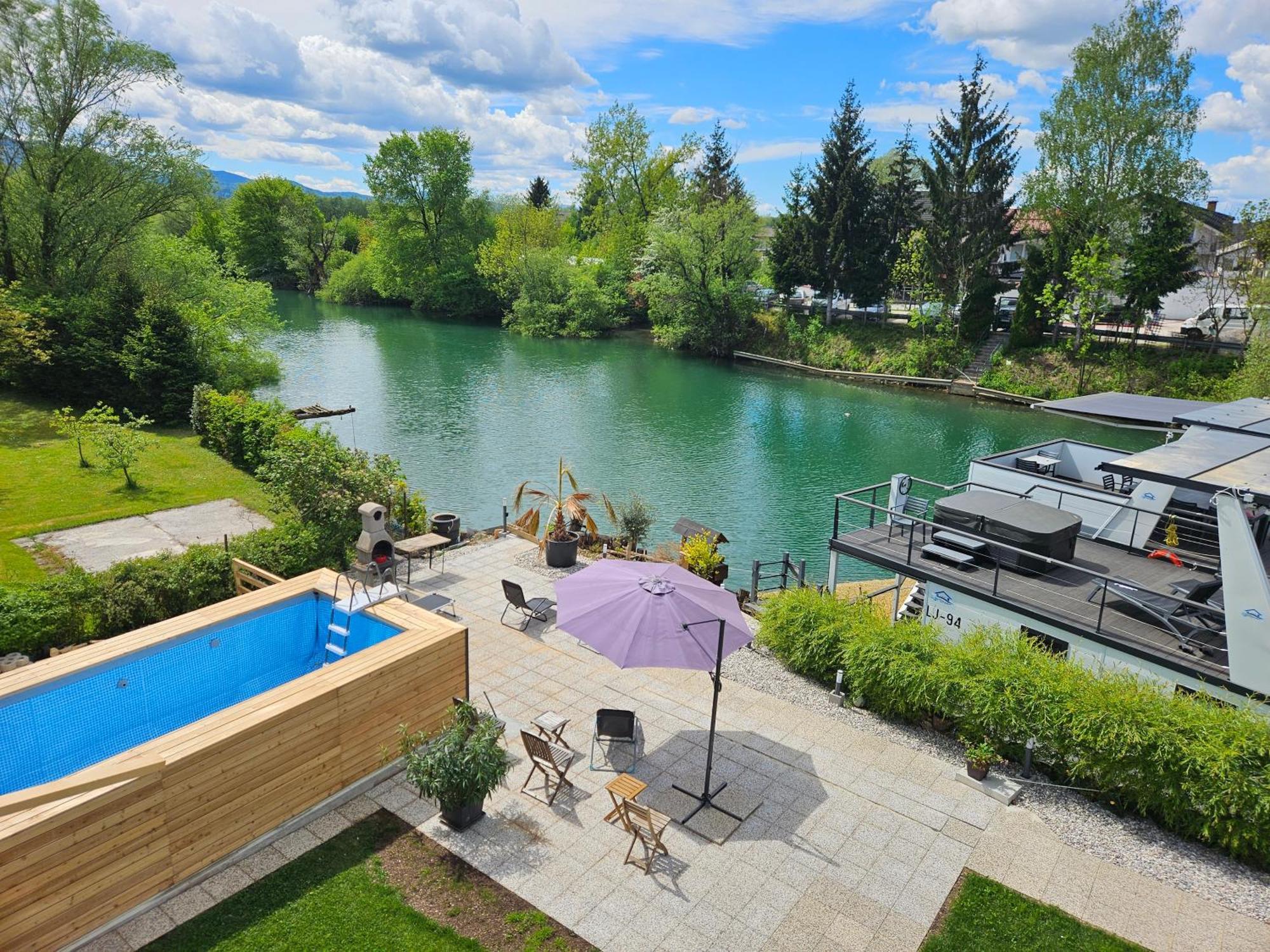 לובליאנה River Houses Ljubljanica מראה חיצוני תמונה